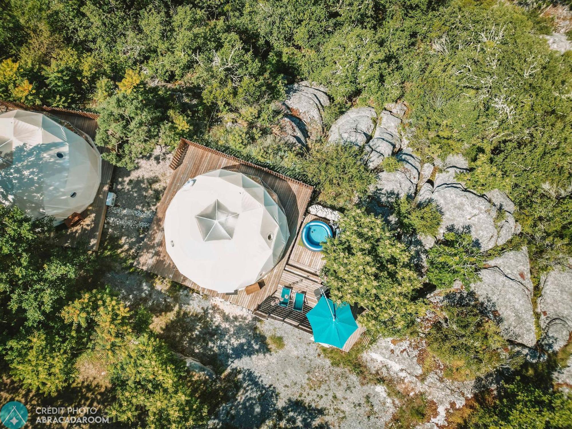 Les Domes Des Gorges Hotell Ruoms Eksteriør bilde